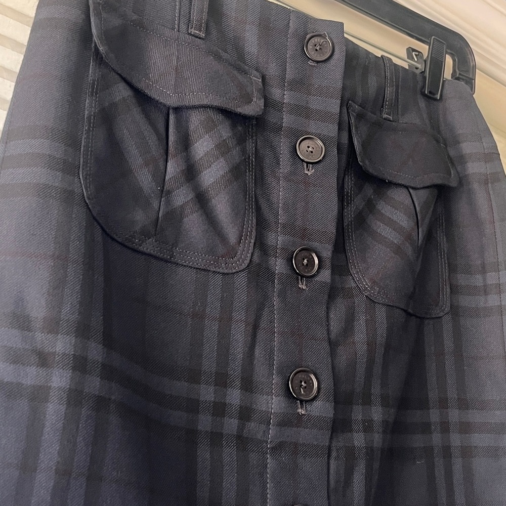 💥Rare Burberry Wool Plaid/Nova Check Skirt - Picture 3 of 16